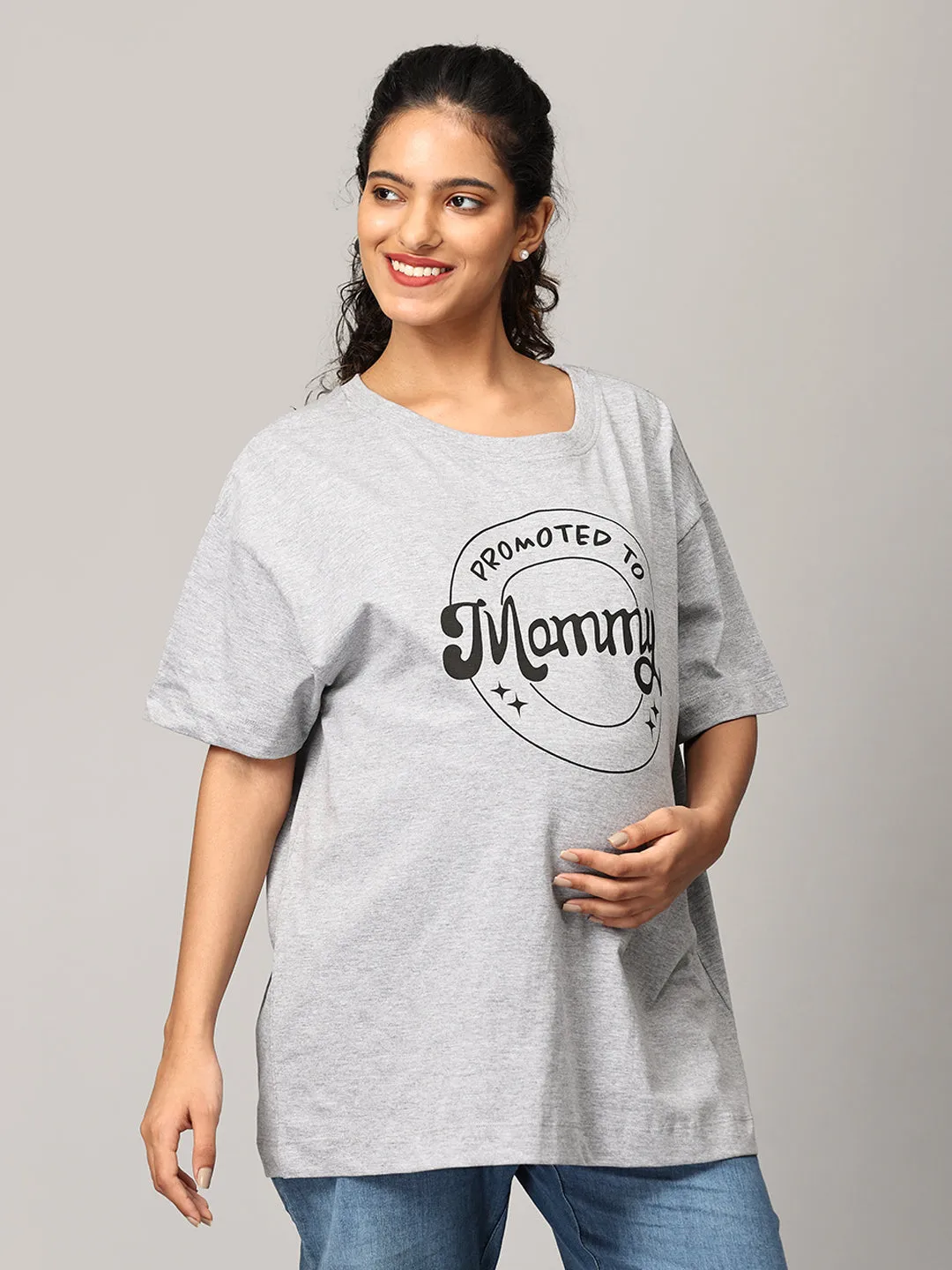 Combo Of 2 Oversized Mumma T shirts