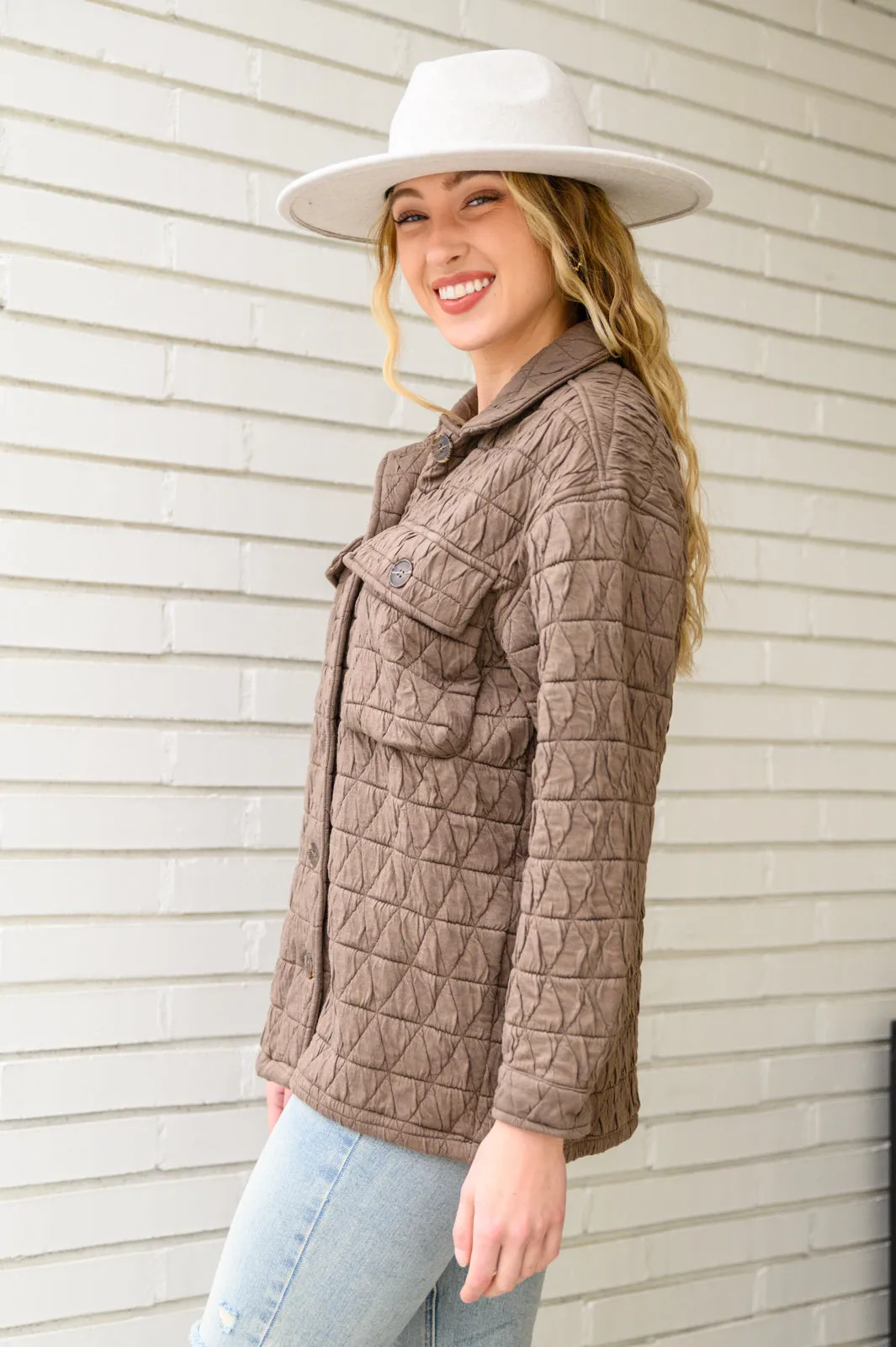 Coming Back Home Jacket in Mocha