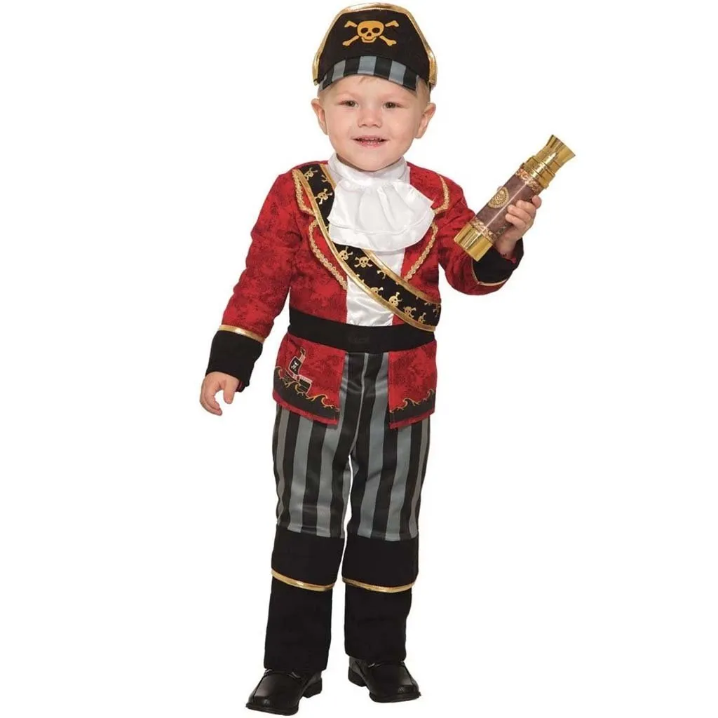 Deluxe Pirate Boy Costume 2-4 Toddler