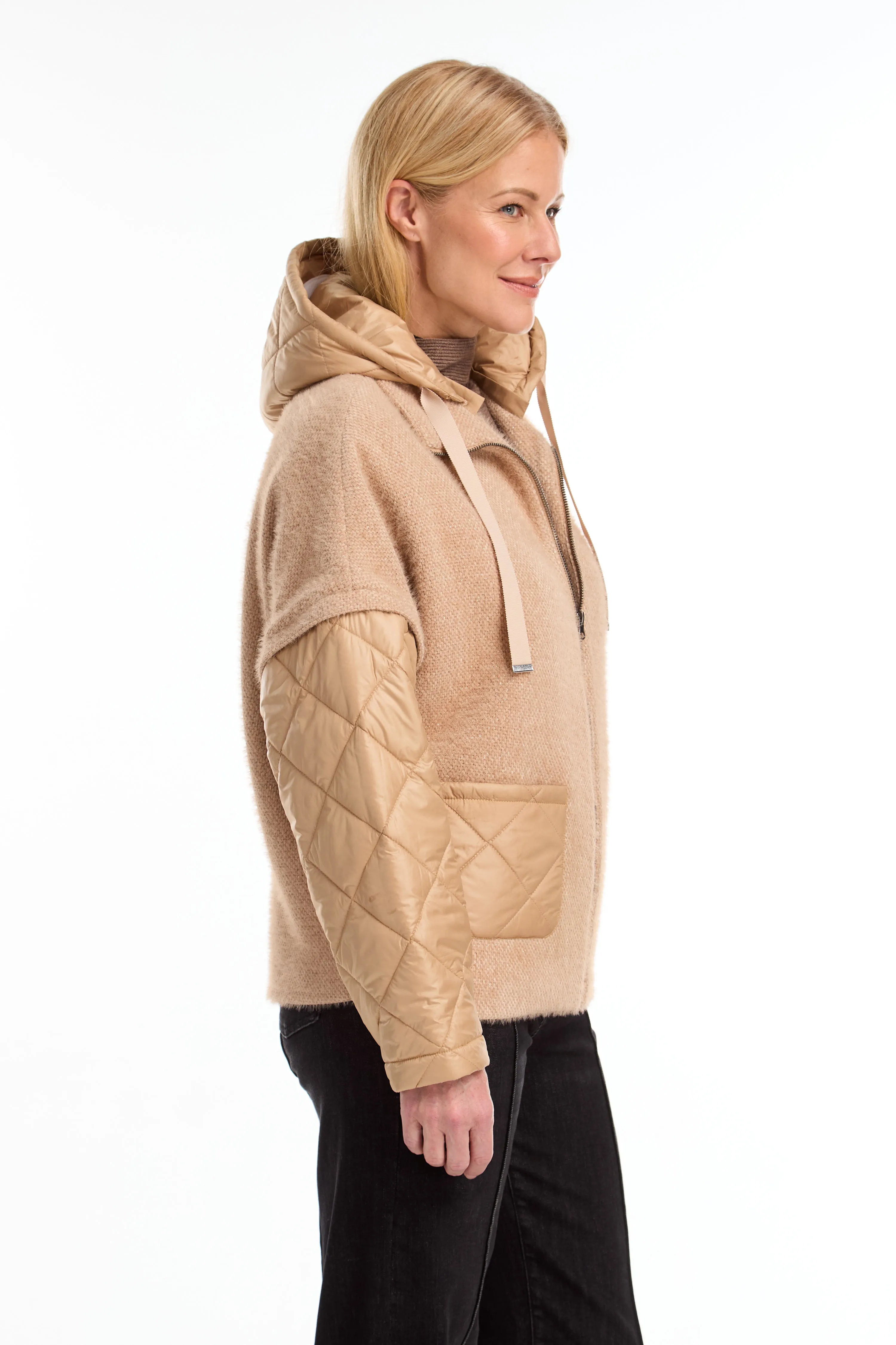 Detachable Hood & Sleeves Jacket