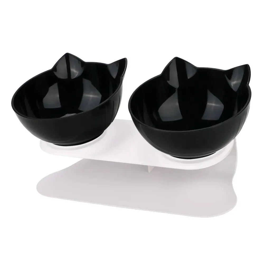 Durable Double Pet Food Water Feeder Bowls