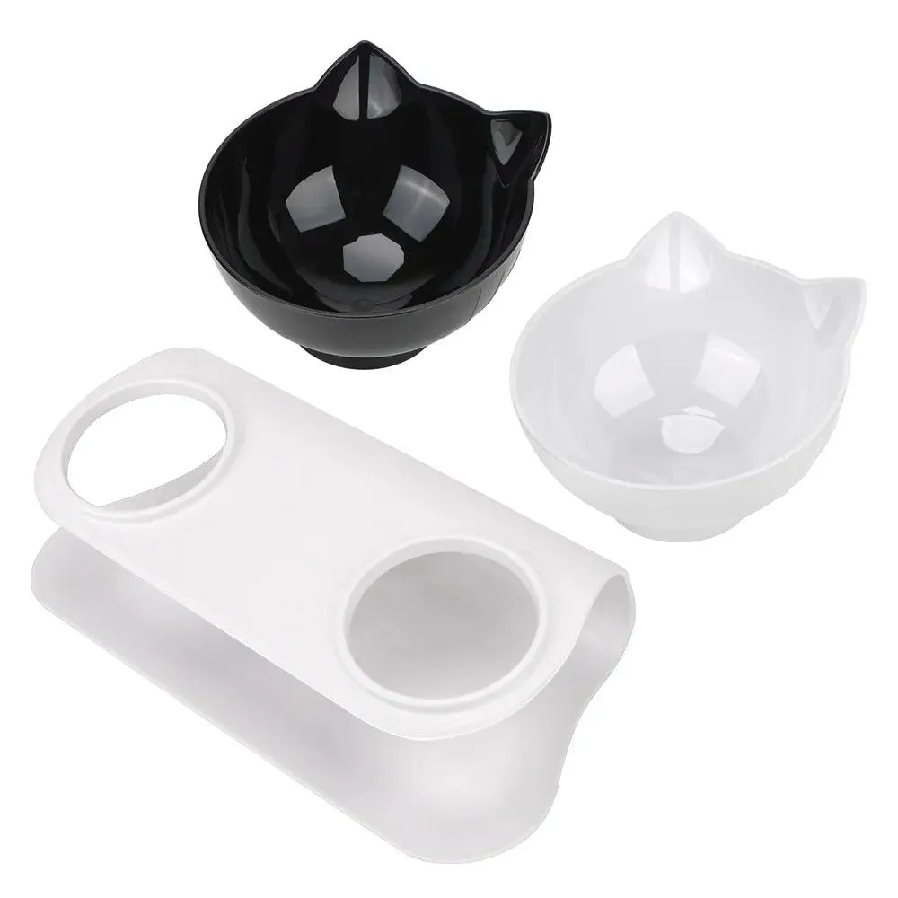 Durable Double Pet Food Water Feeder Bowls