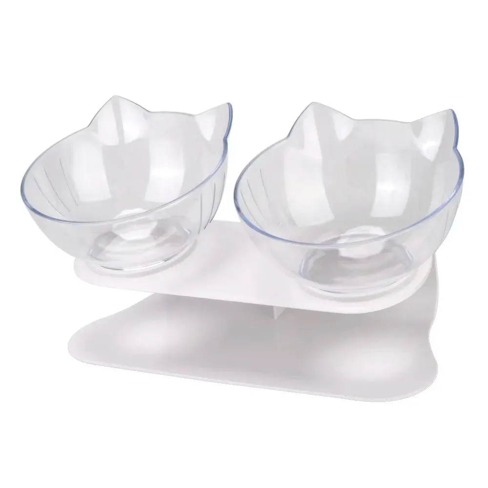 Durable Double Pet Food Water Feeder Bowls