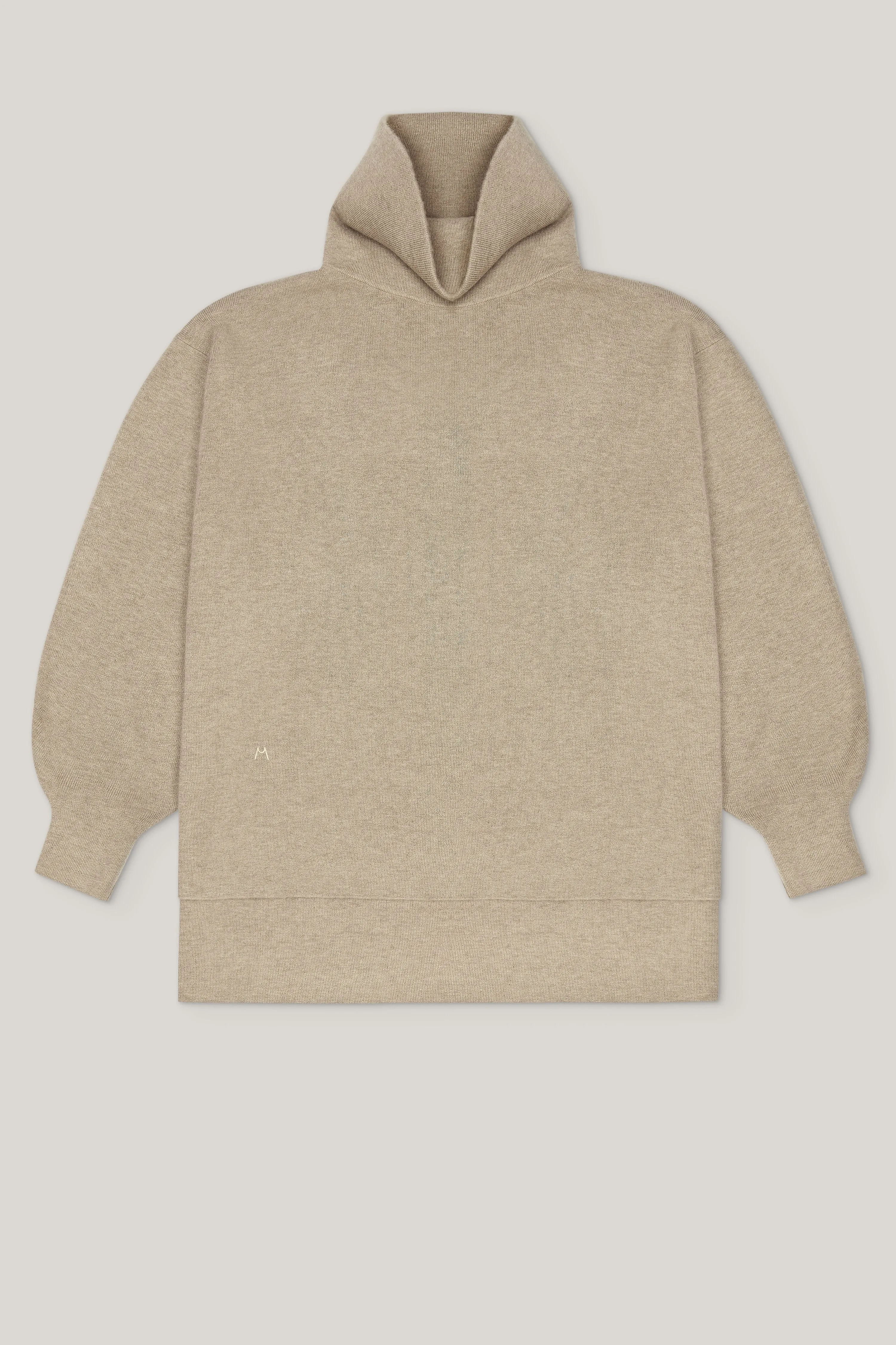 [ECO Cashmere] In the Form Eco-Cashmere Turtleneck Sweater - Light Taupe