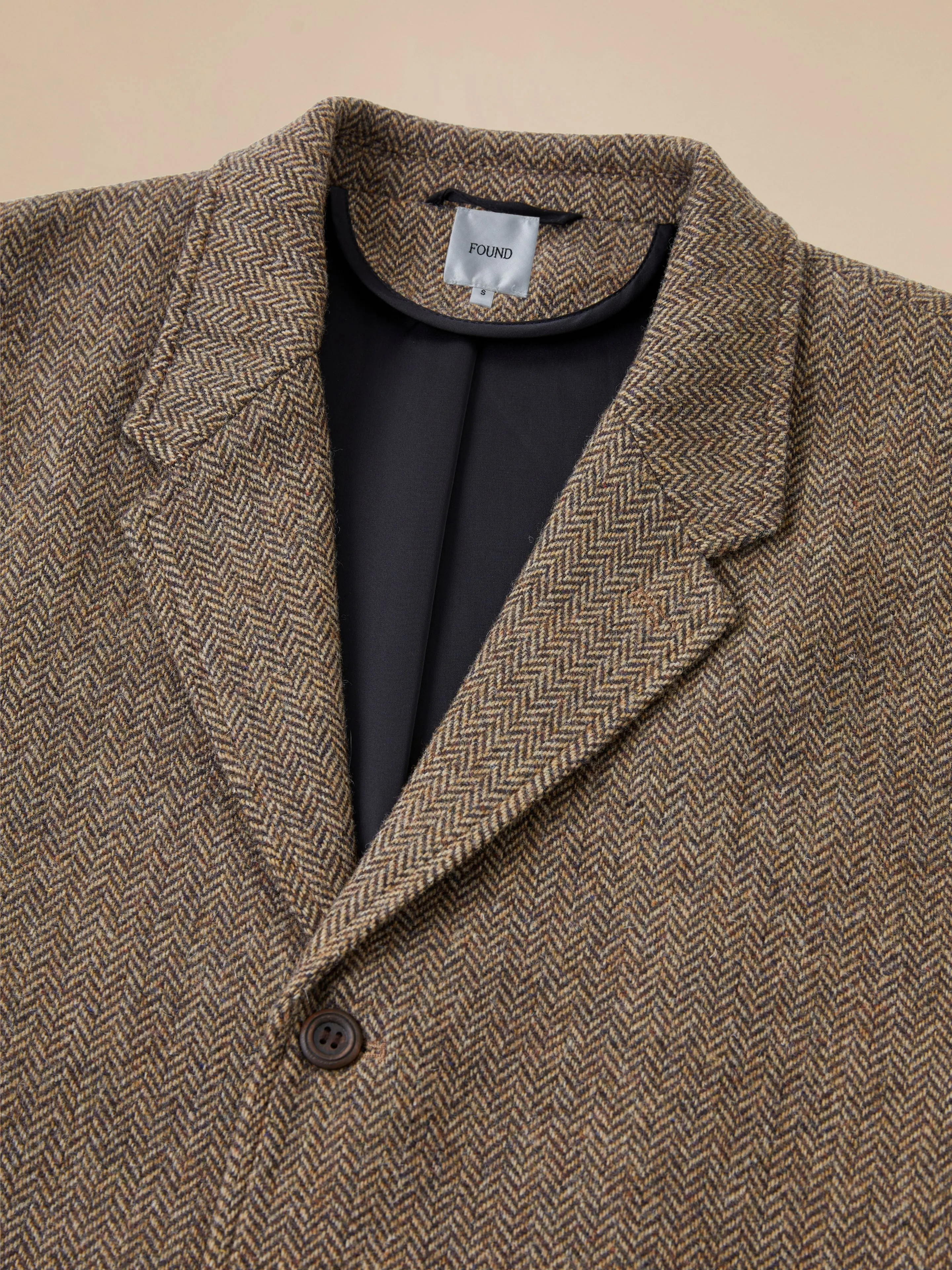 Elm Tweed Long Top Coat