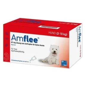 Fipronil AMFLEE for small dogs, cats 2-10kg