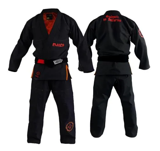 FLUORY BJJF17 JIU JITSU GI Size XS-XL 3 COLOURS UNISEX