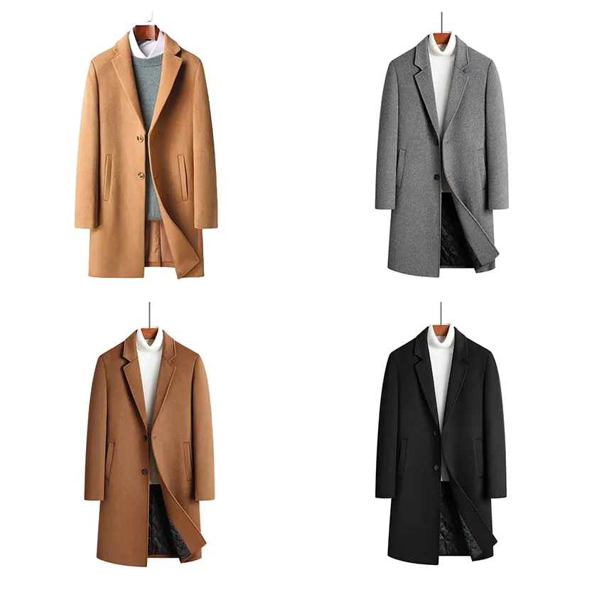 Funki Buys | Jackets | Men's Wool Trench Coat