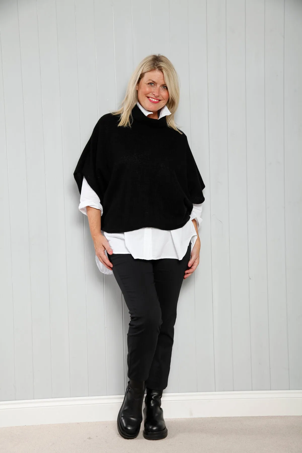 Goose Island 1165 Cowl Neck Poncho (20 Colours)