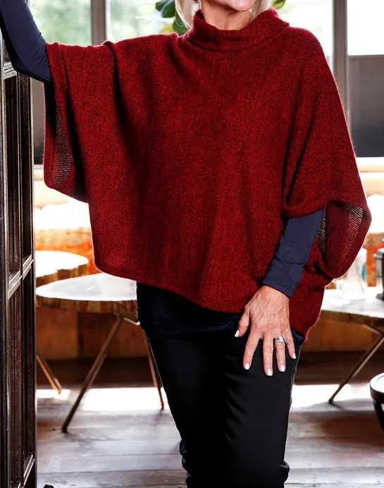 Goose Island 1165 Cowl Neck Poncho (20 Colours)