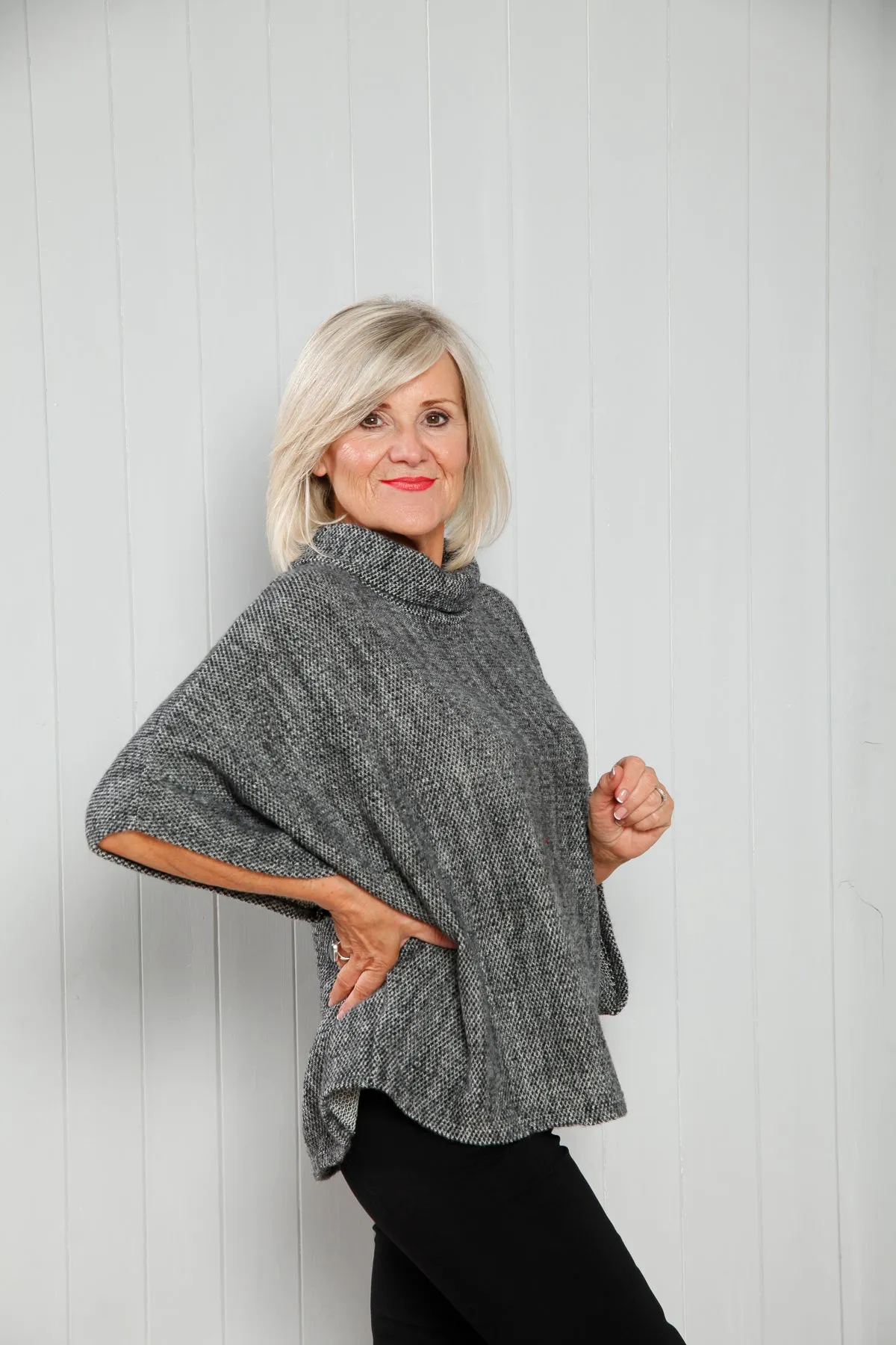 Goose Island 1165 Cowl Neck Poncho (20 Colours)