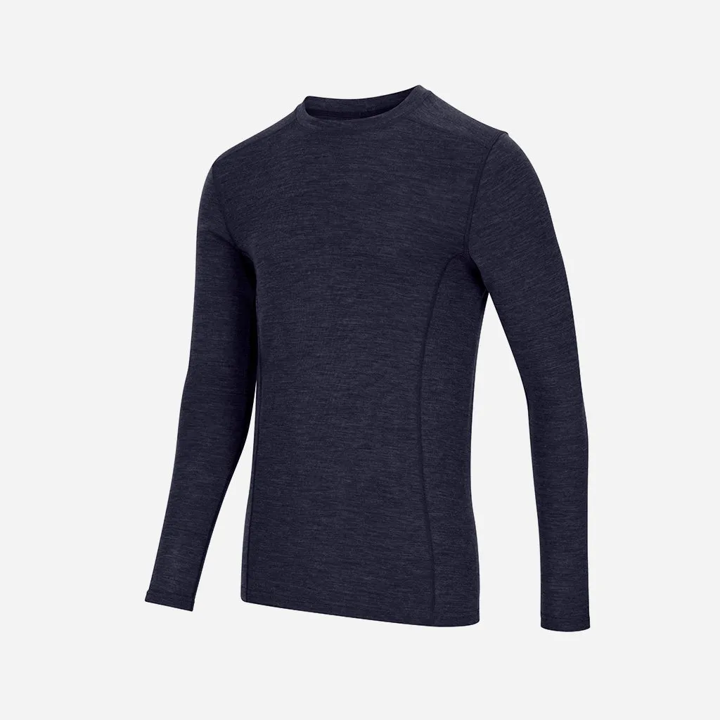 Hoggs of Fife 100% Merino Wool Crew Neck Base Layer Long Sleeve