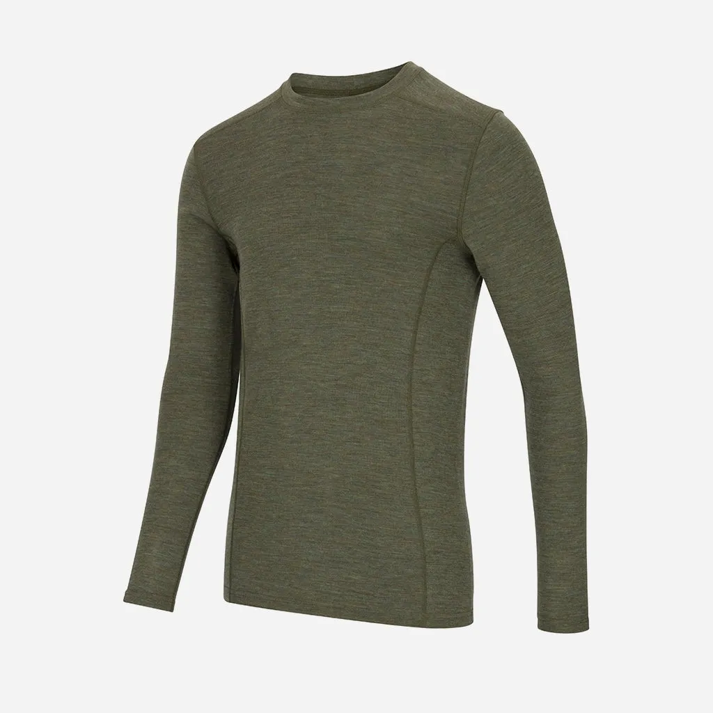 Hoggs of Fife 100% Merino Wool Crew Neck Base Layer Long Sleeve