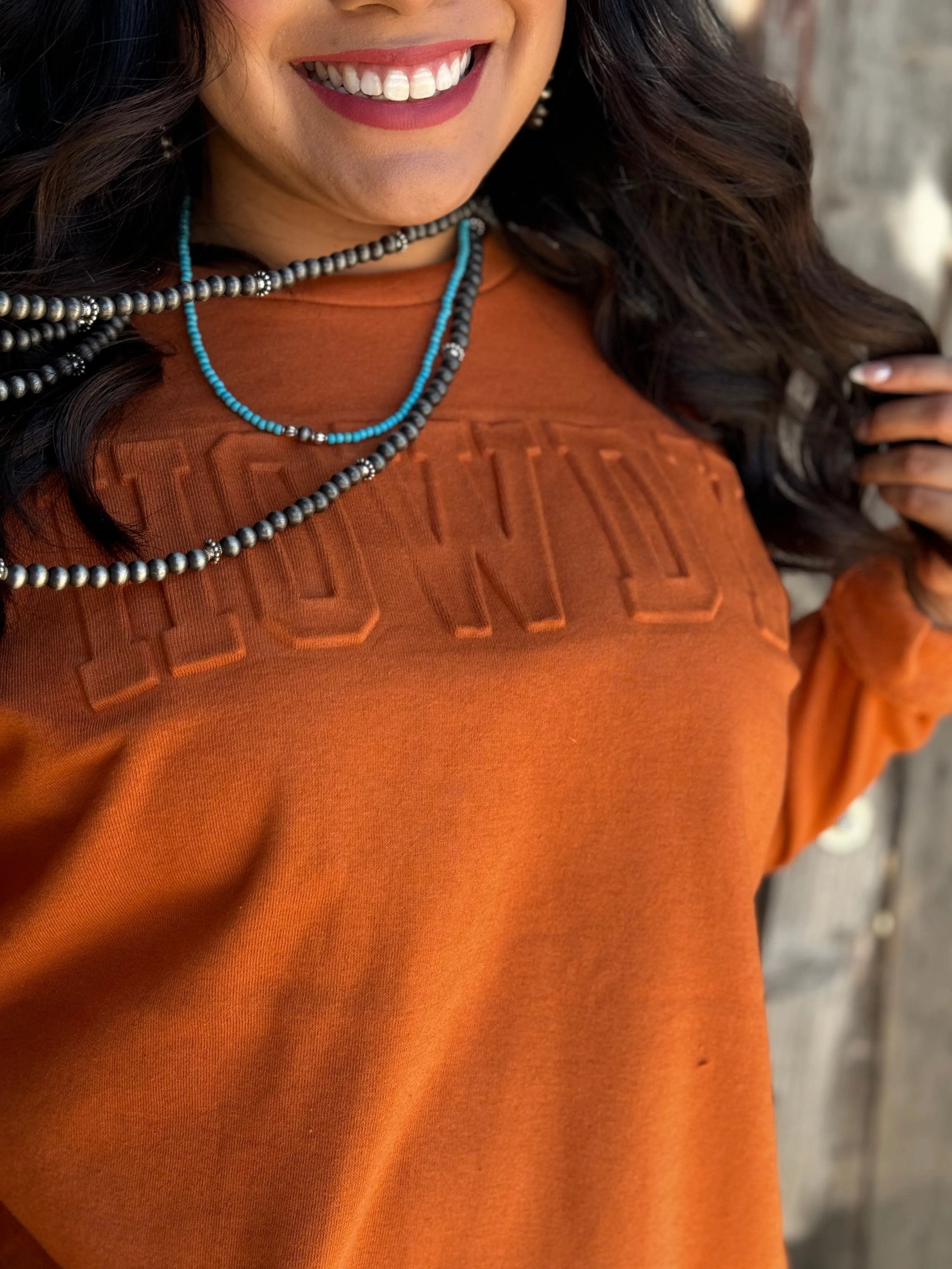 Howdy Rust Sweatshirt by Texas True Threads