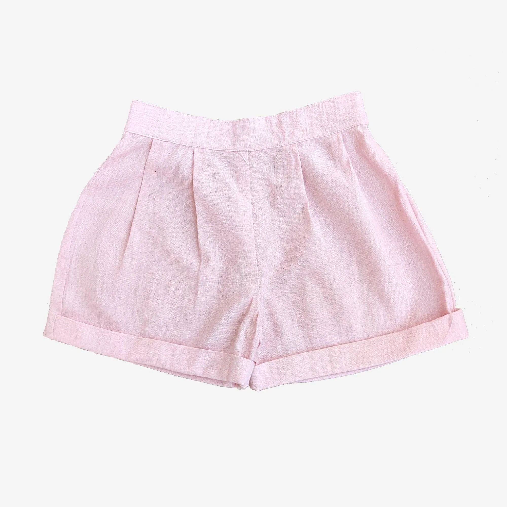 Ikeda Designs Solid color Shorts- Pink