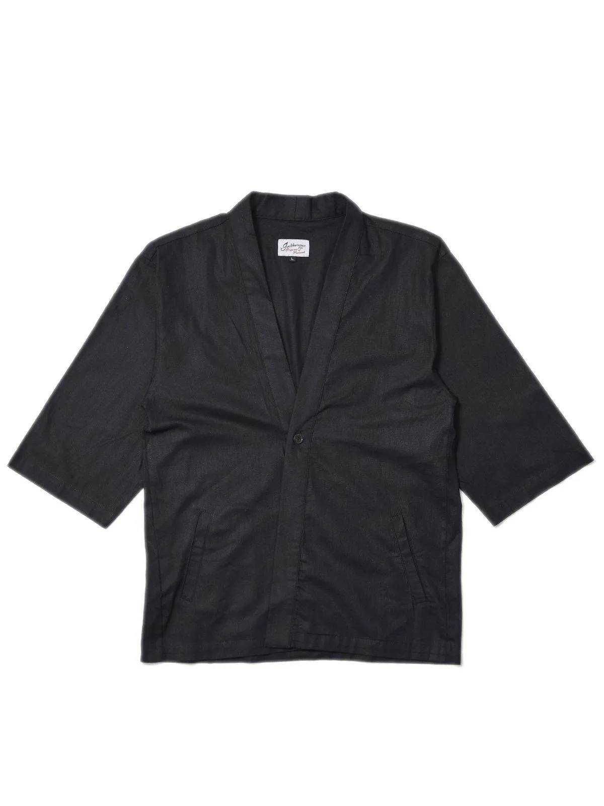 Jackhammer Ramie Noragi Jacket Black