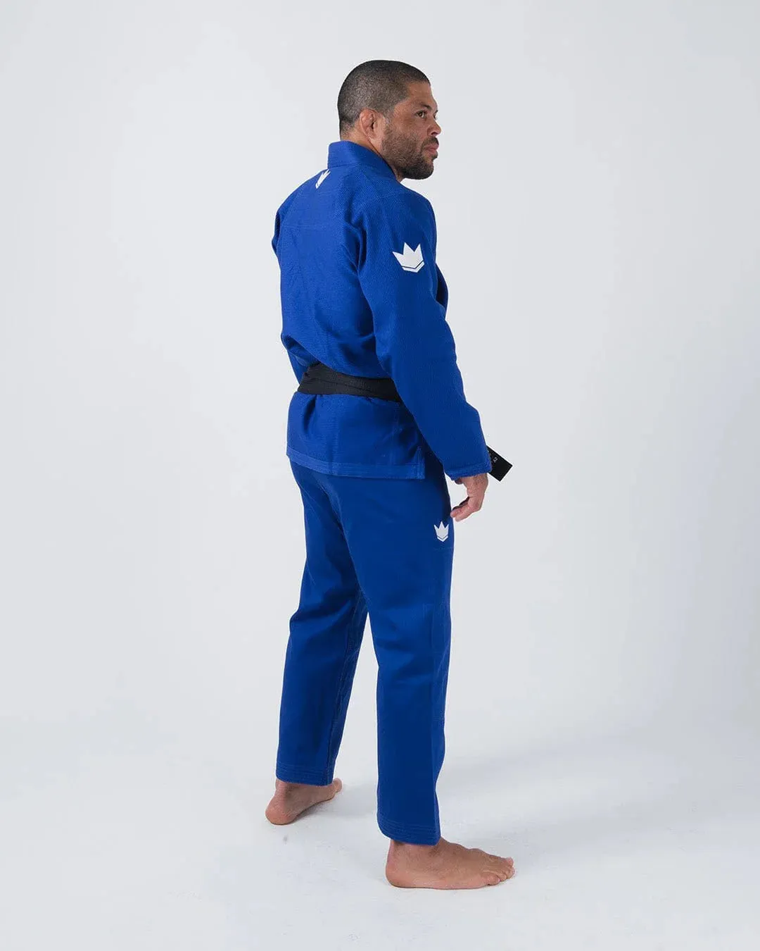 Kimono Brazilian Jiu Jitsu KINGZ The ONE - Albastru (Centura Alba Inclusa)