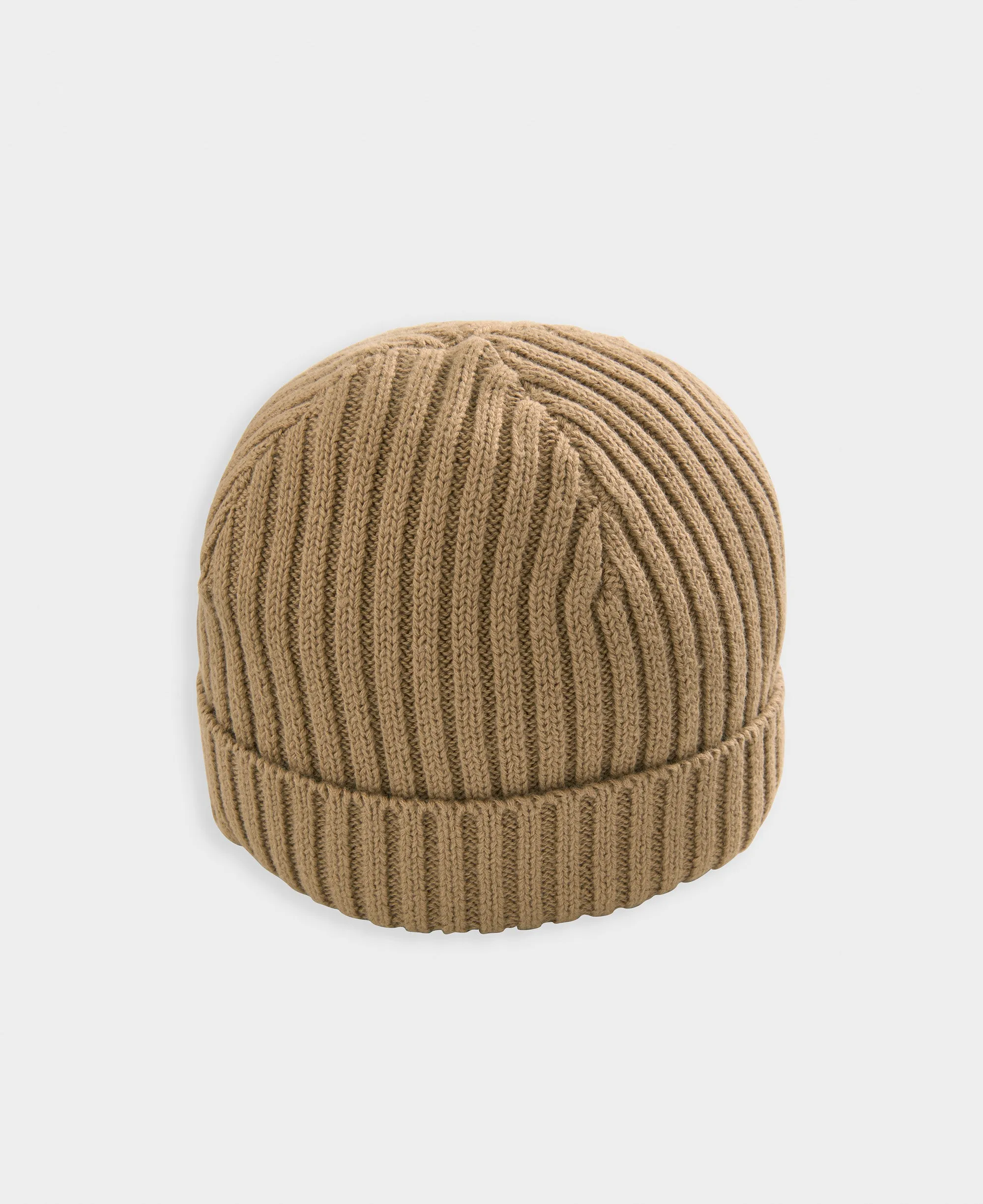 Knit Beanie - Brown