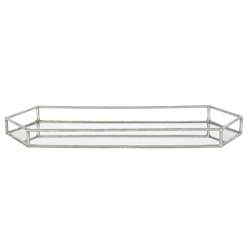 Landblic Abstract Metal Vanity Tray