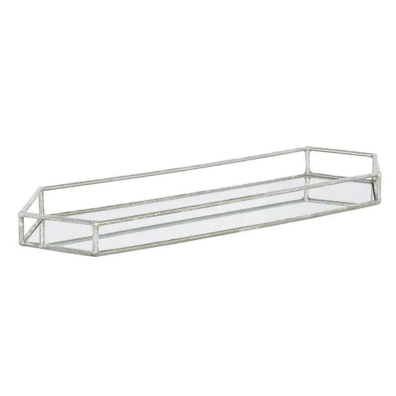 Landblic Abstract Metal Vanity Tray