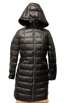 Lands' End Ladies' Classic Lightweight Down Coat Black