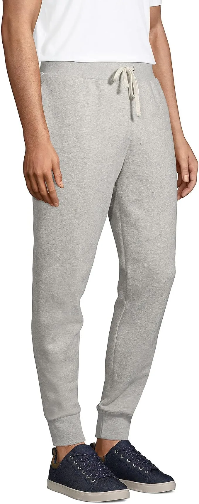 Lands' End Men's Serious Sweats Jogger Pant Gray Heather 5120259