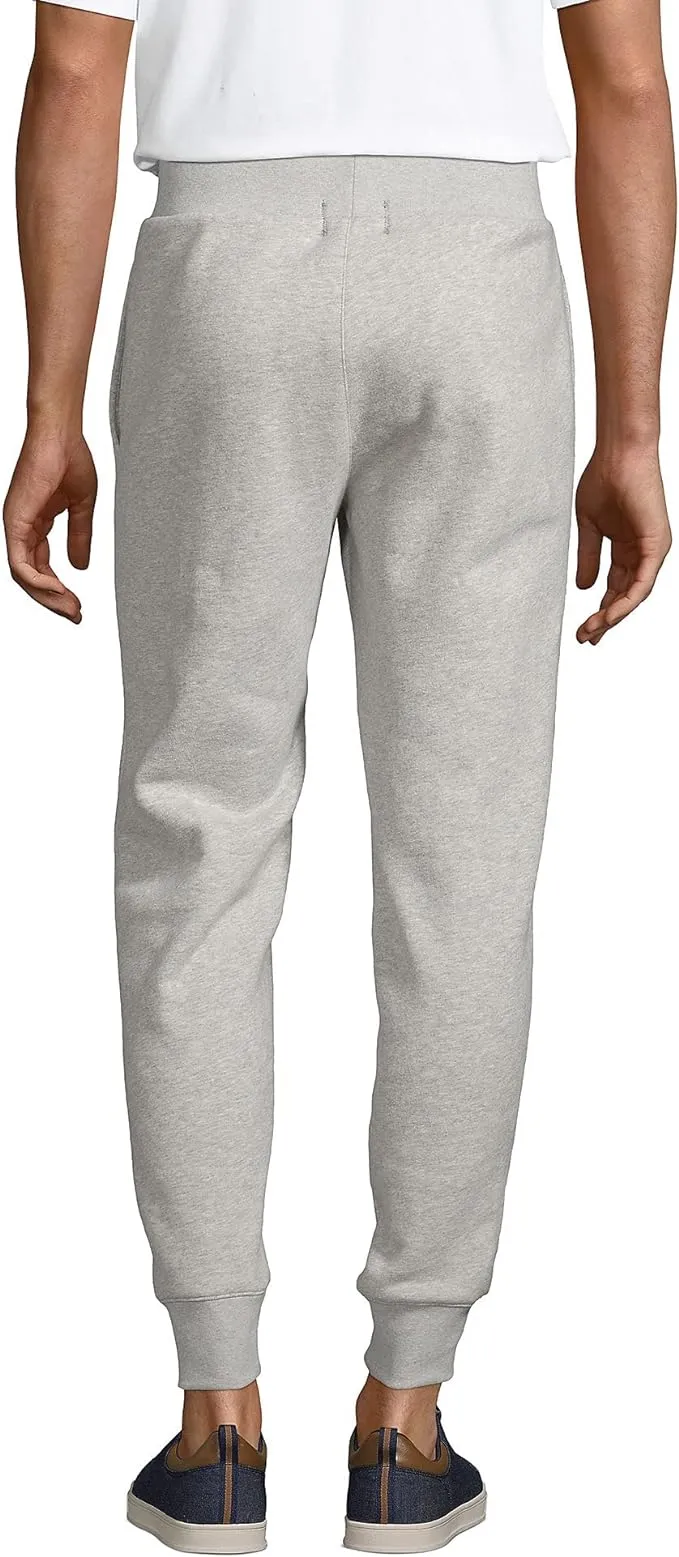 Lands' End Men's Serious Sweats Jogger Pant Gray Heather 5120259