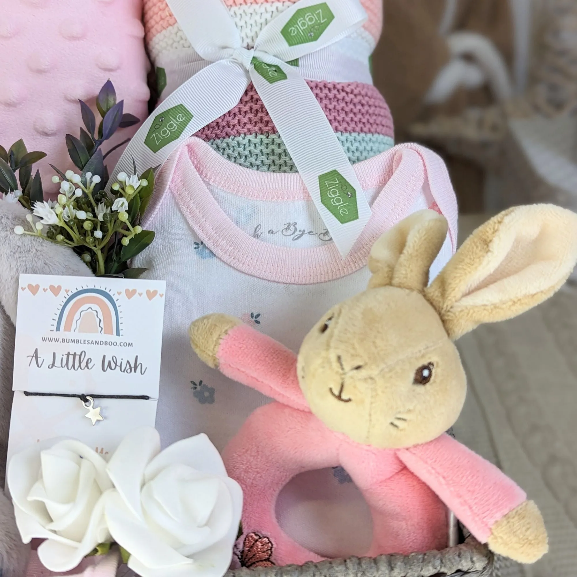 Large Baby Girl Gifts Basket Luxury Little Duckling