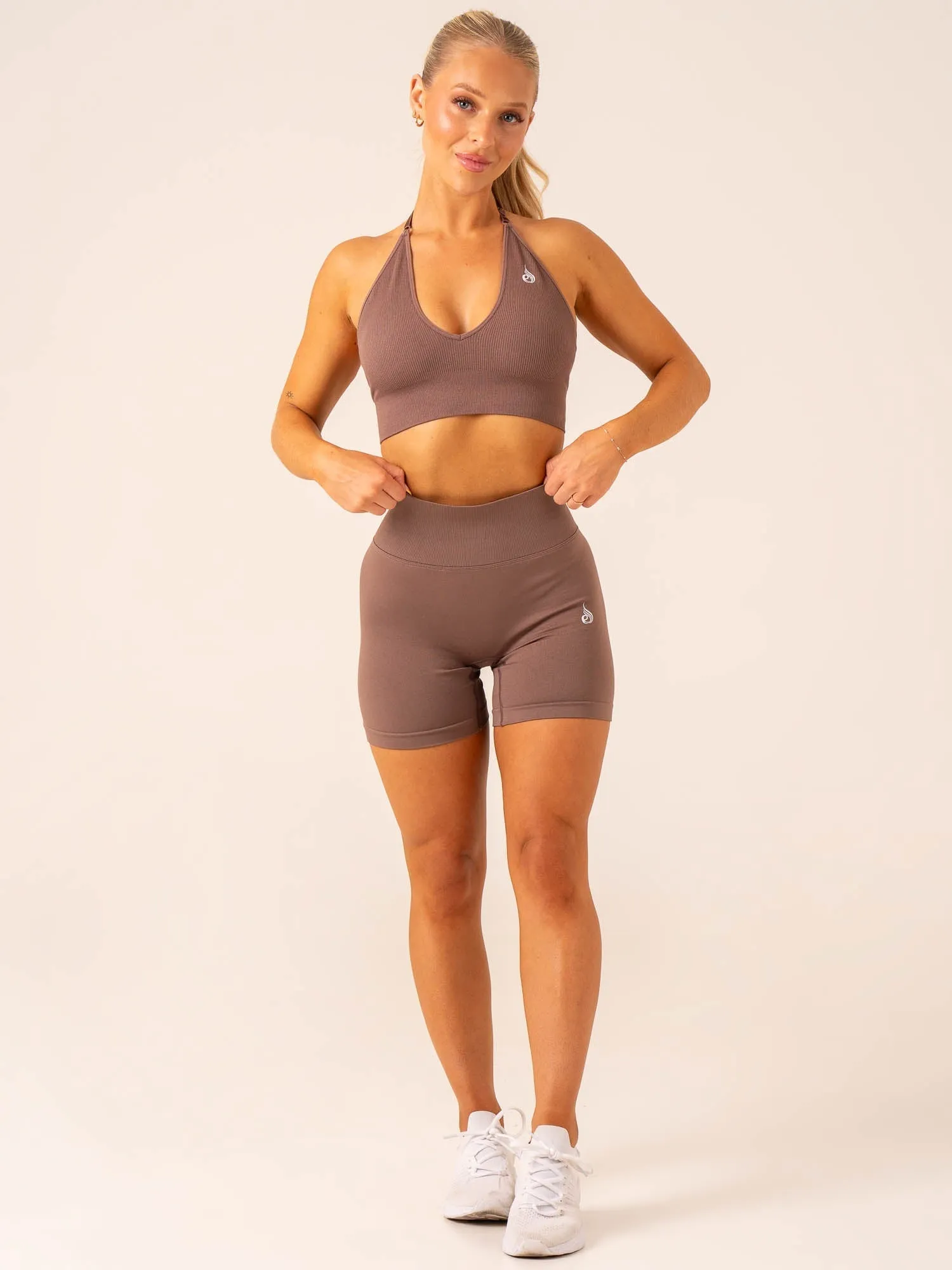 Lift BBL Scrunch Seamless Shorts - Deep Taupe