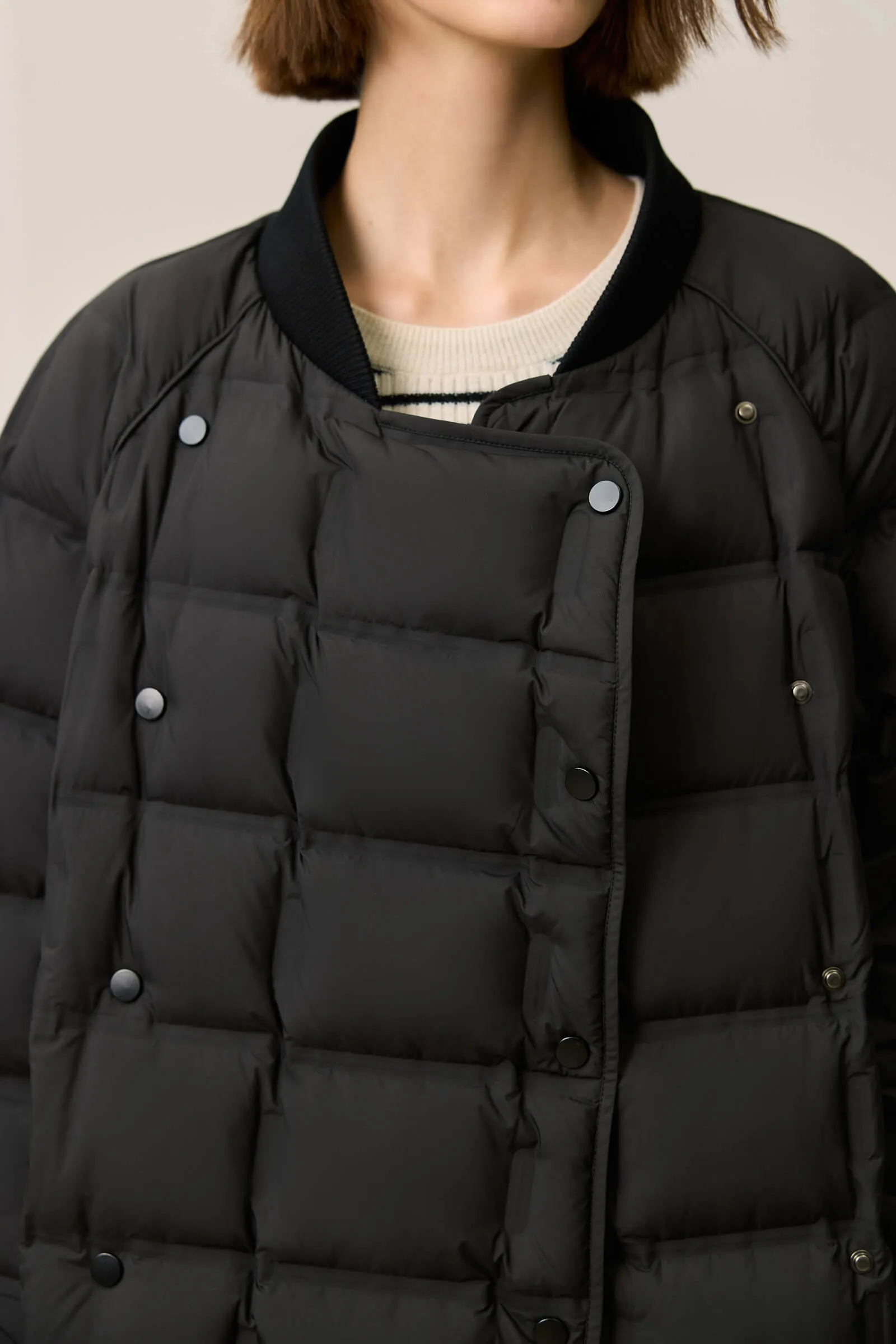 LILY Vintage Detachable Layered Puffer Jacket