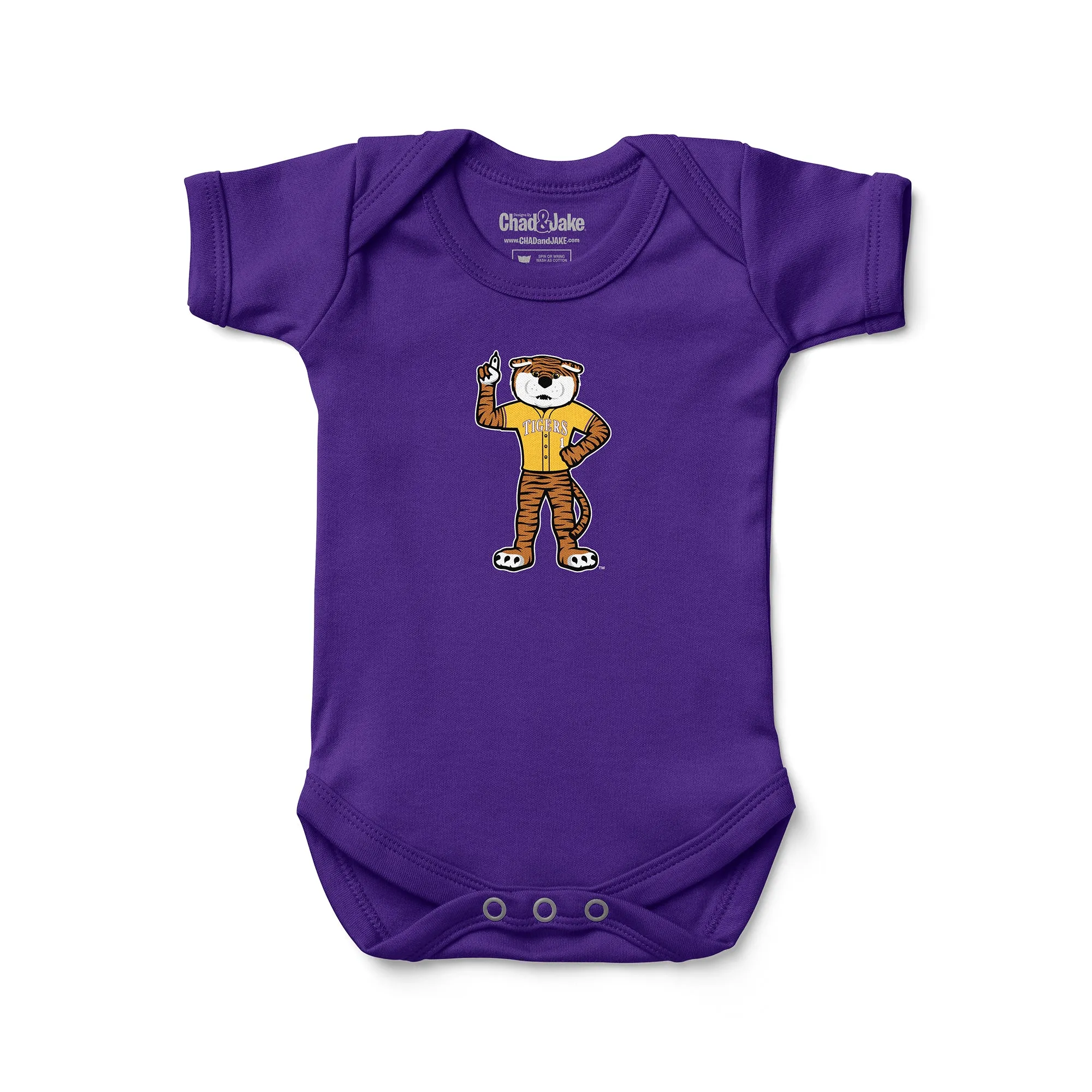 LSU Tigers Baseball Mascot Bodysuit