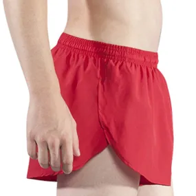 Men's 1" Elite Split Shorts- Red