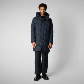 Men's  animal free puffer jacket Damon in blue black