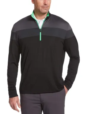 Mens Chest Block 1/4 Zip Pullover