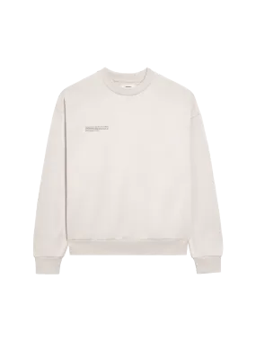 Mens In Conversion Cotton Sweatshirt—cotton white