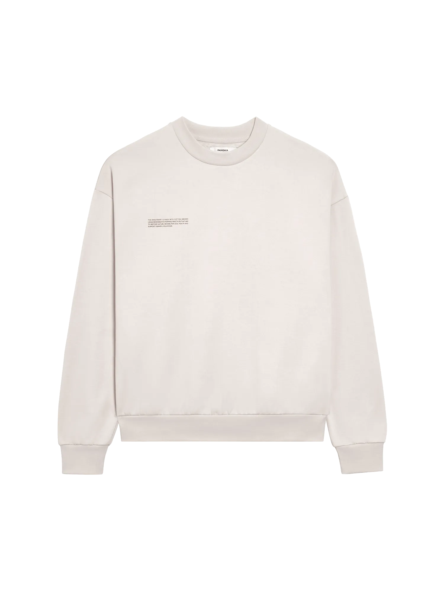 Mens In Conversion Cotton Sweatshirt—cotton white