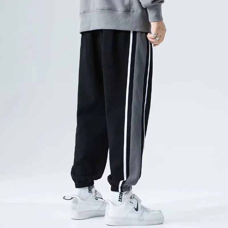 Men's Side Striped Relaxed Fit Joggers