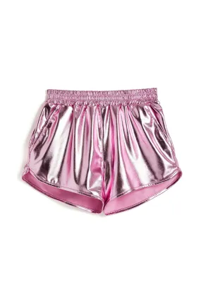 Metallic Color Dolphin Shorts