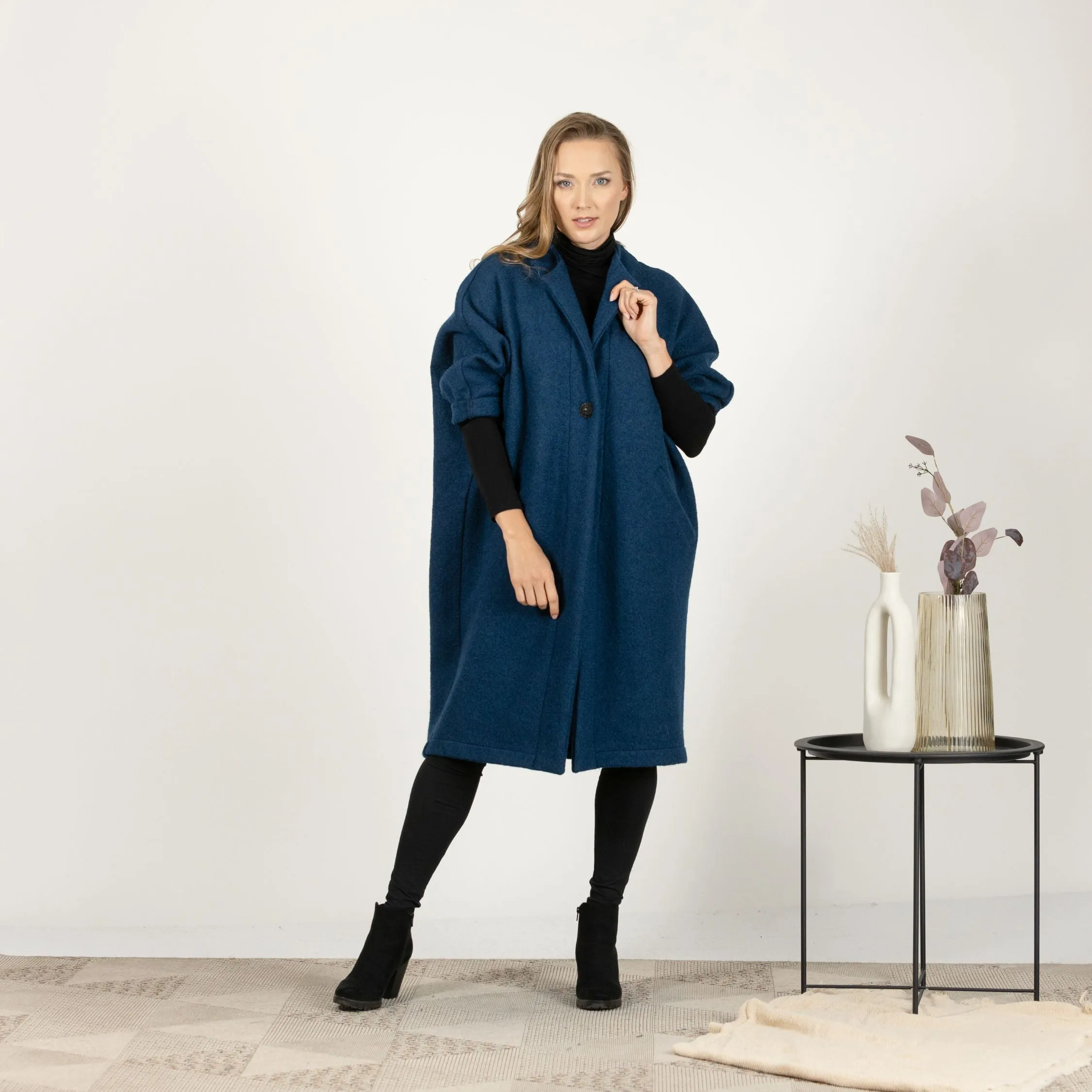 Midi Loose Winter Overcoat