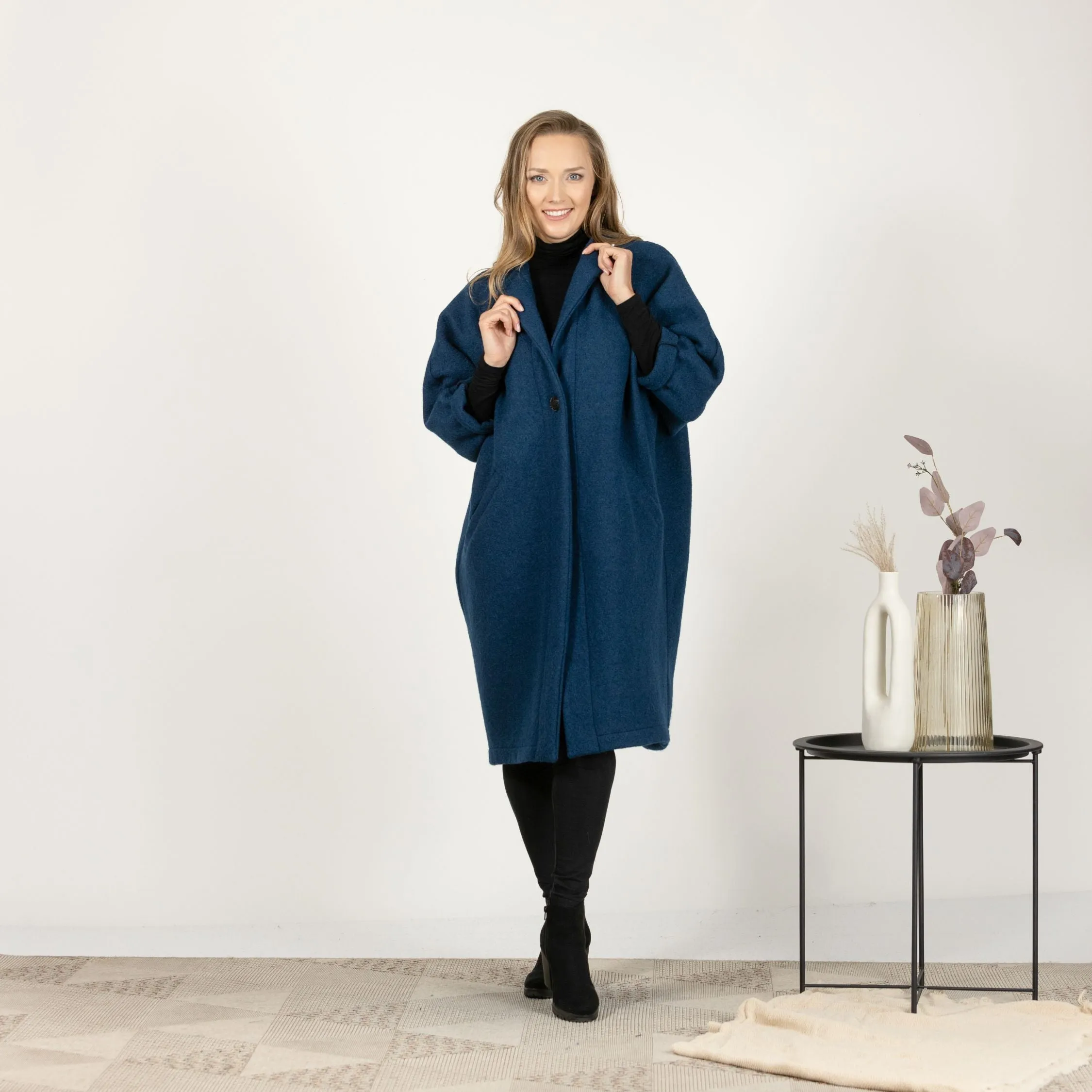 Midi Loose Winter Overcoat