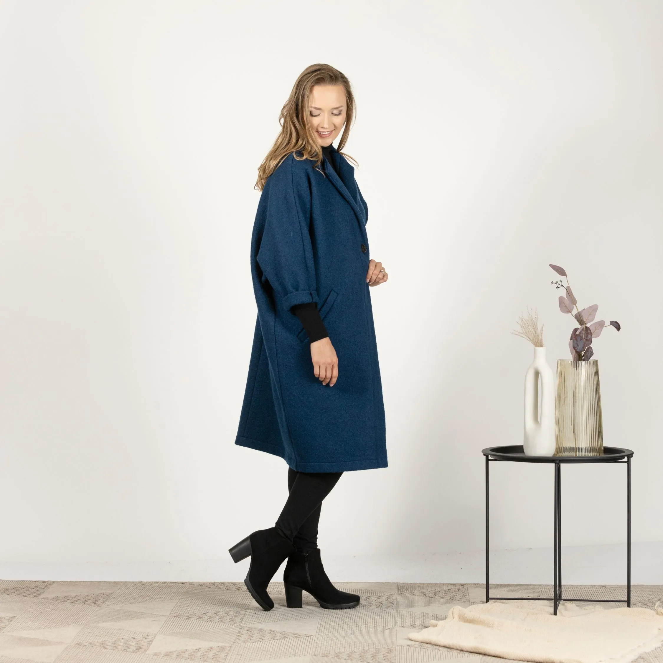 Midi Loose Winter Overcoat