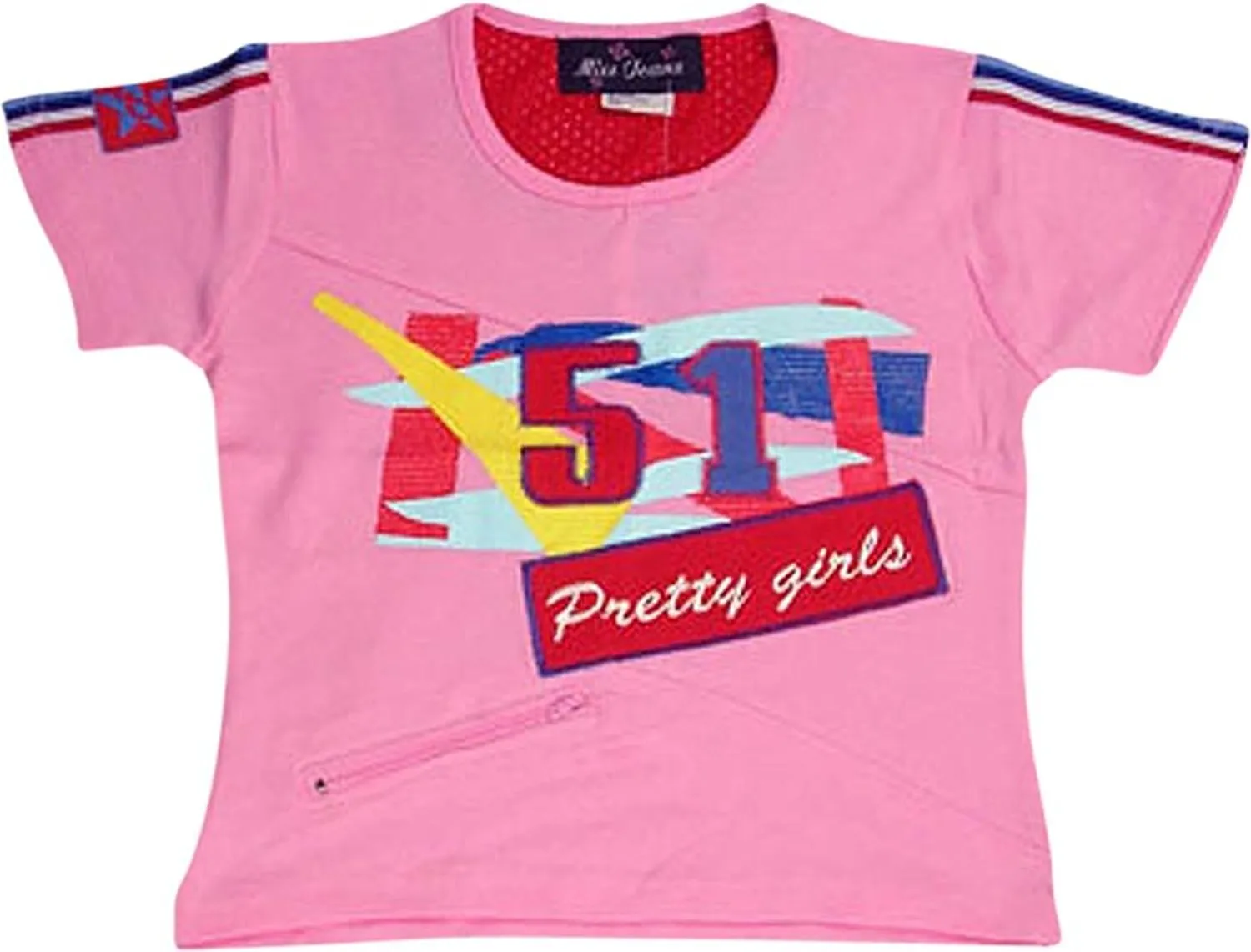 Miss Jeans - Little Girls' Short Sleeved Tee