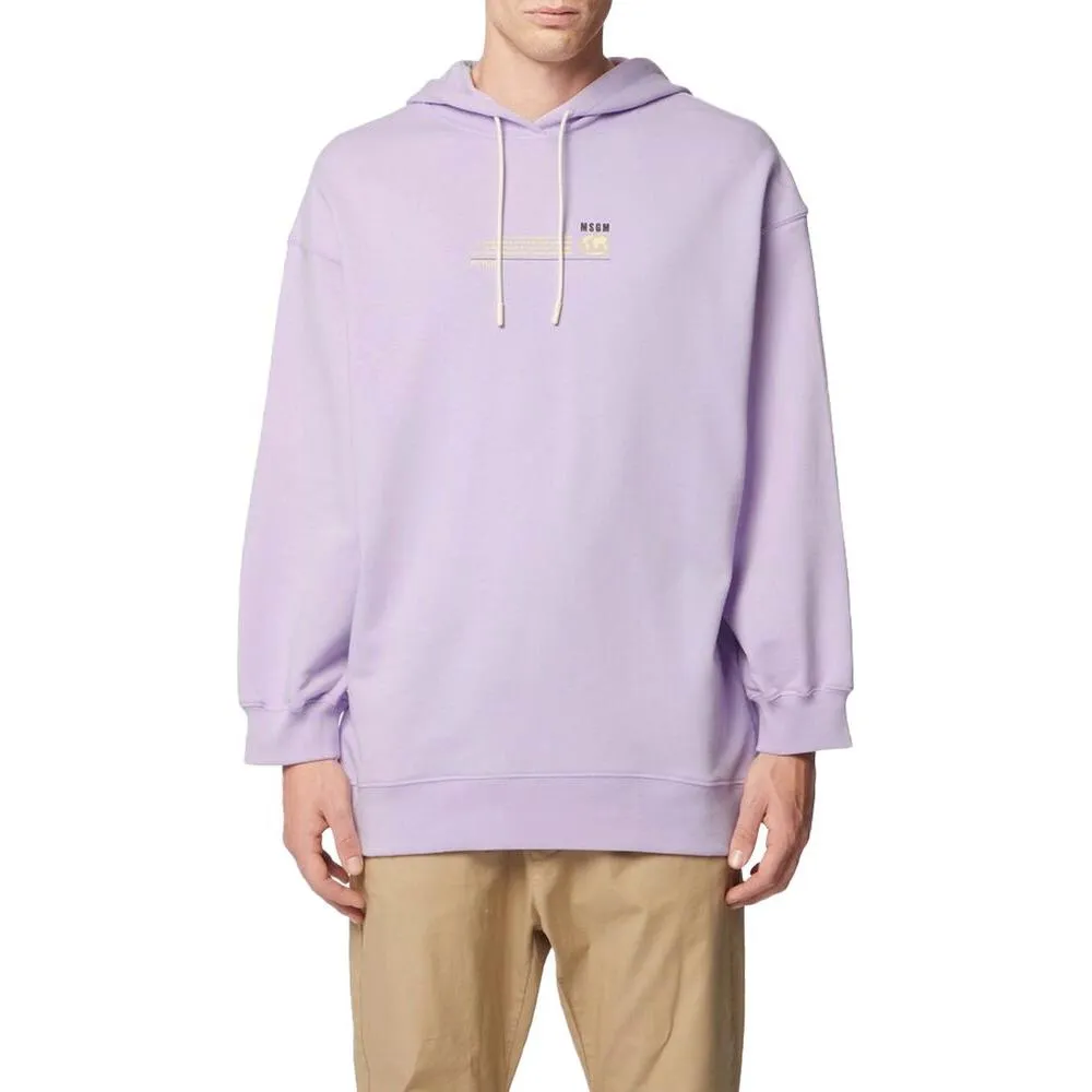 MSGM Purple Cotton Sweater