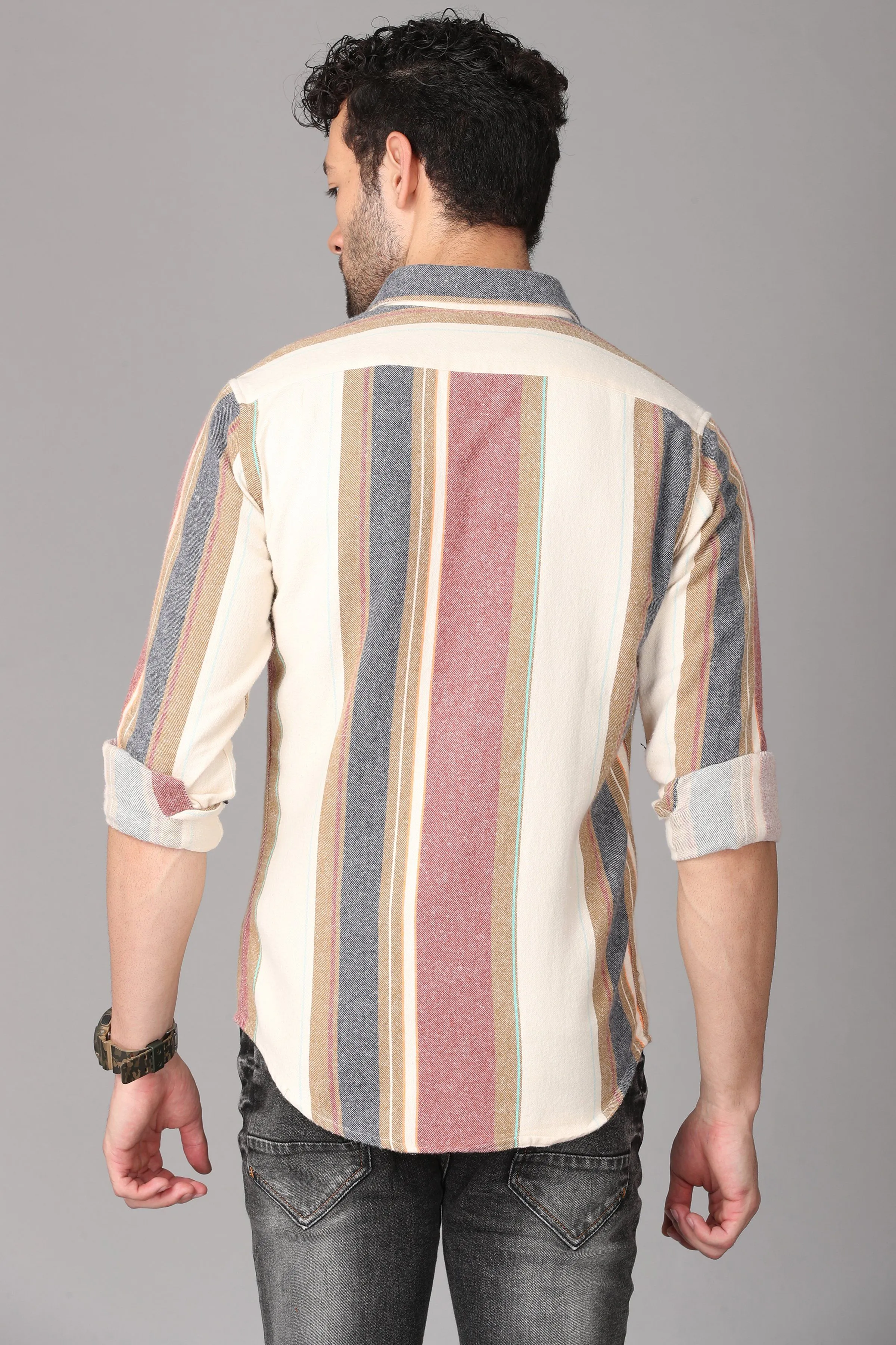 Multi Color Striped Shirt