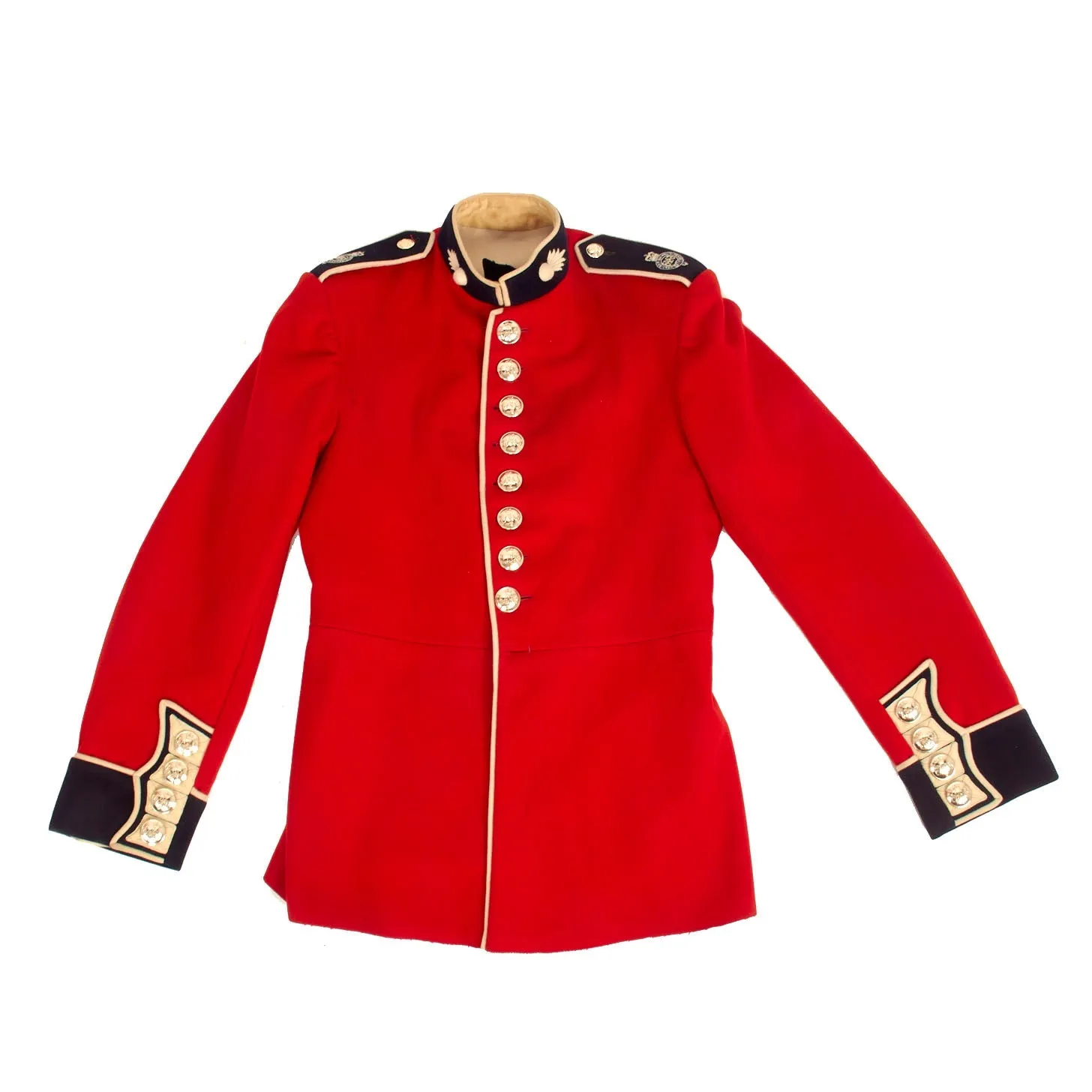 Original British Grenadier Guards Bearskin Helmet & Home Service Dress Tunic - Recent Issue