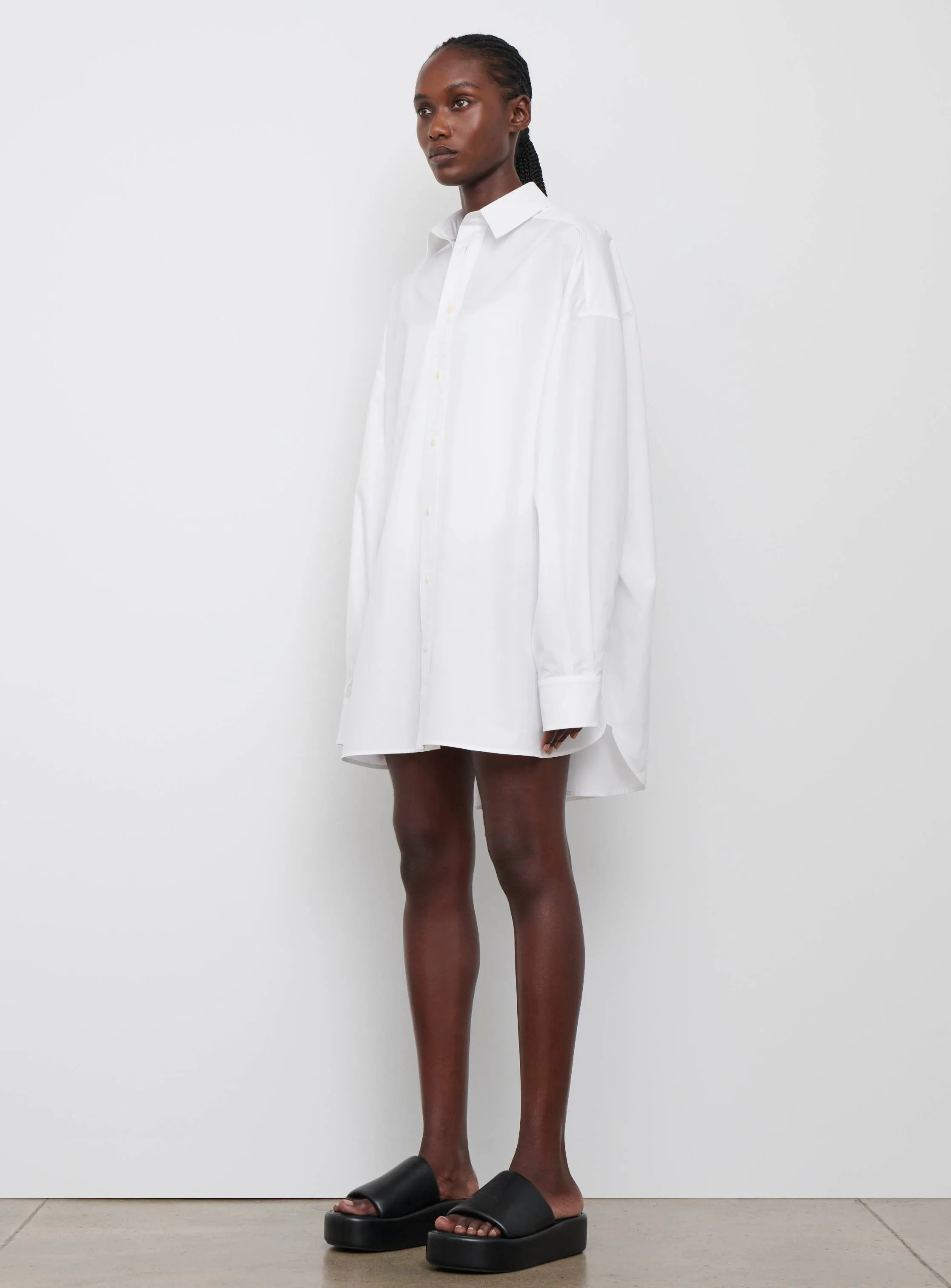 Oversize Shirt Dress Mini