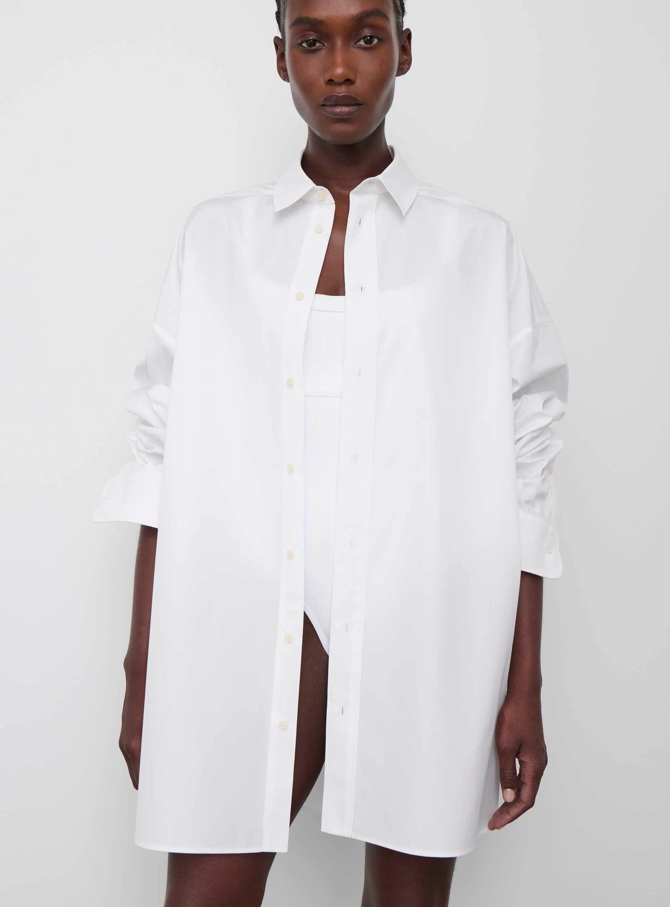 Oversize Shirt Dress Mini