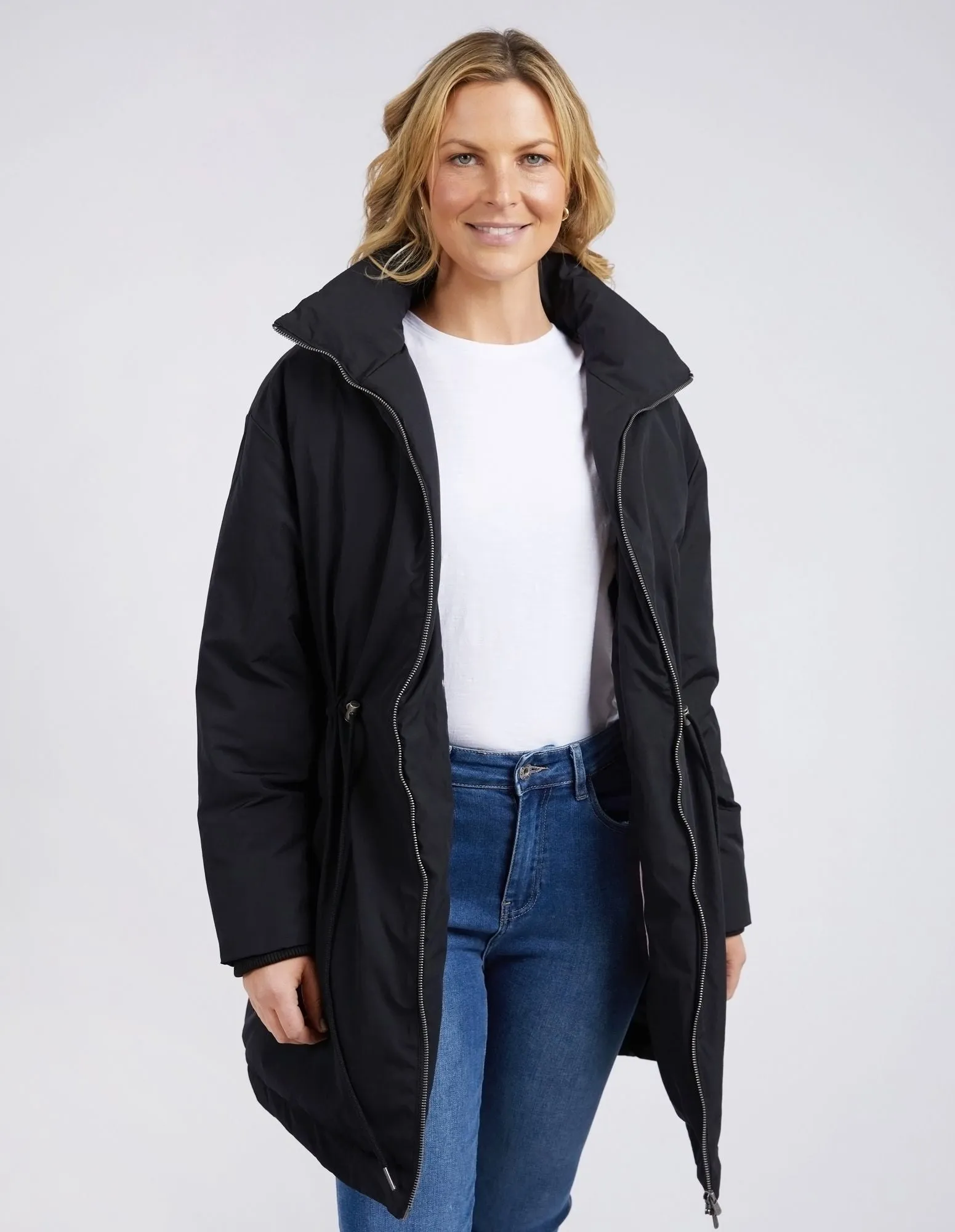 Phoebe Puffer Jacket - Black