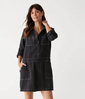 Pilar Linen Shirt Dress