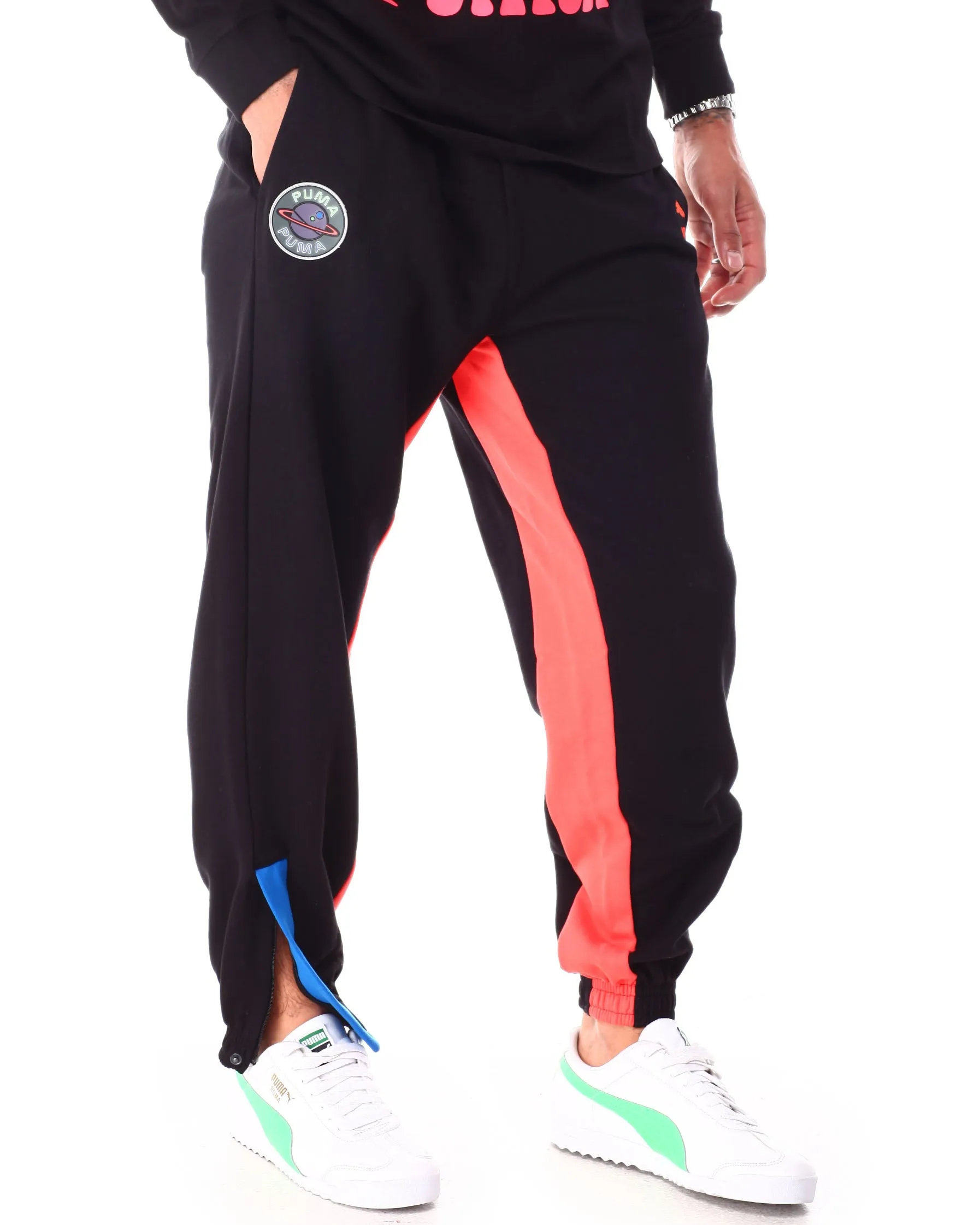 Puma Men's Retro Sci-Fi Color-Block Sweatpant